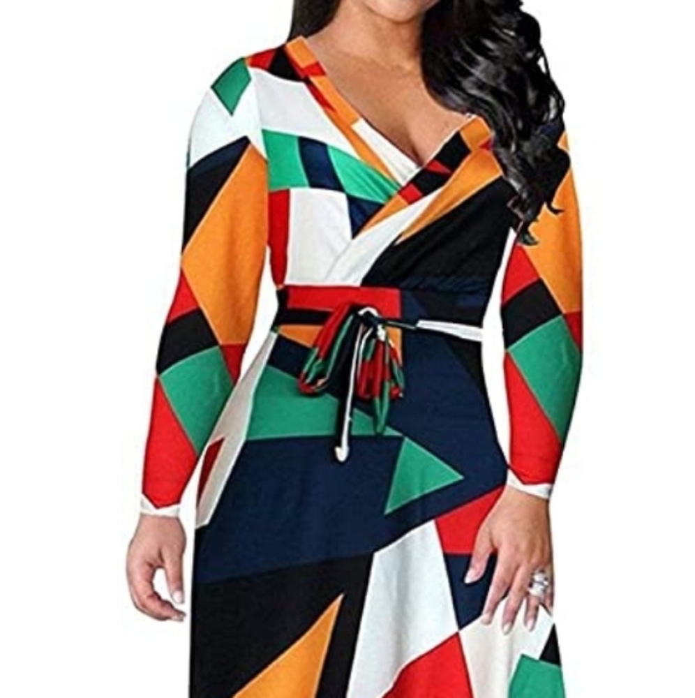 Long sleeve maxi dress